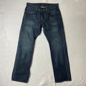 Levis 514 Slim Straight Jeans Mens 34x32 Blue Organic Cotton Eco 2081400070